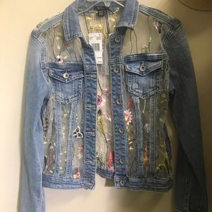 Buffalo David Bitton floral denim jacket